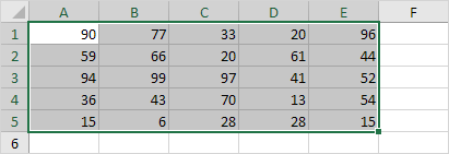 Cells to Format