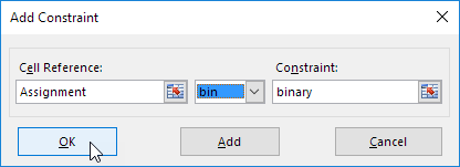 Binary Constraint