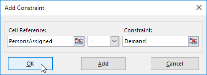 Demand Constraint