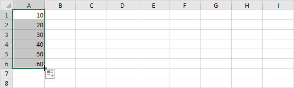 AutoFill Numbers in Excel