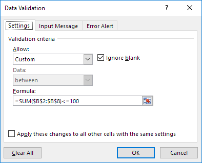 Formula Check