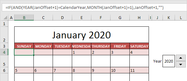 Calendar Formula