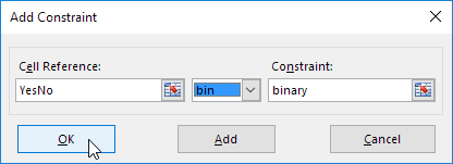 Binary Constraint