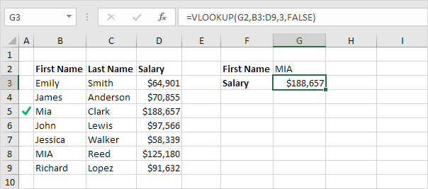 Case-insensitive Lookup in Excel