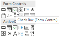 Add a Check Box