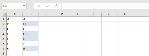 Highlight Row Differences