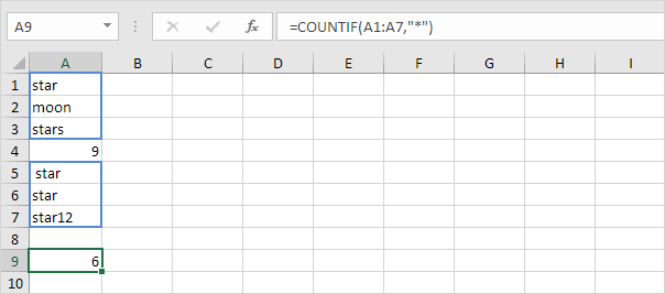 Count Cells That Contain Text