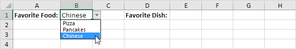 Drop-down List