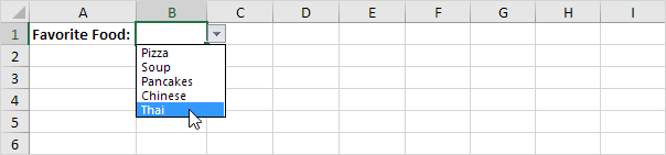 Dynamic Drop-down List