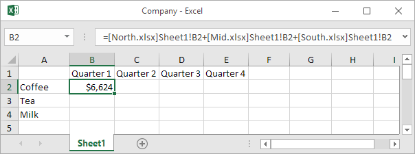 External References in Excel