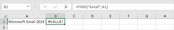 Find Function is Case-sensitive