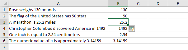 Flash Fill Changed Cells