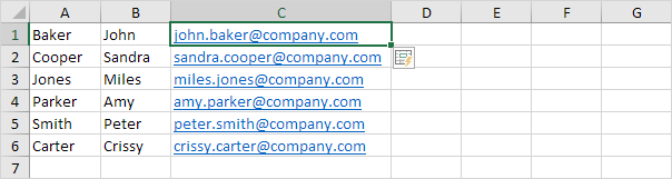 Flash Fill in Excel