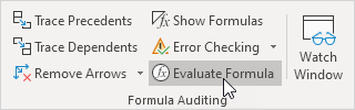 Evaluate Formula