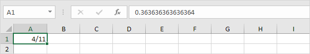 Correct Fraction