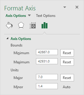 Format Axis