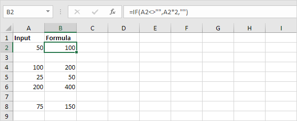 Check If a Cell is Not Blank