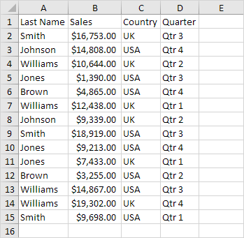 Excel File