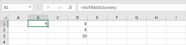 Simple Named Range