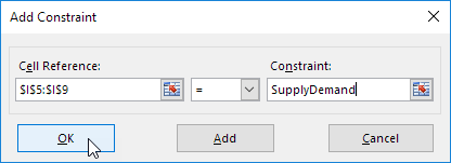 Net Flow Constraint