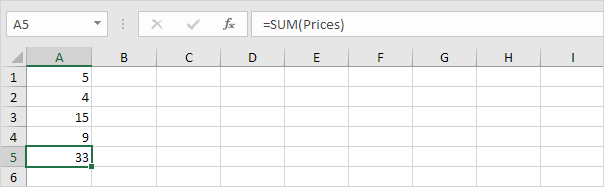 Use this Named Range in Your Formulas