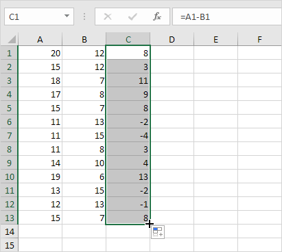 Negative Numbers