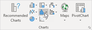 Insert Pareto Chart