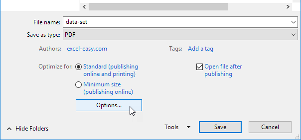 Click Options