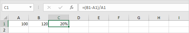 Percentage Change