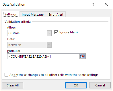 Formula Check