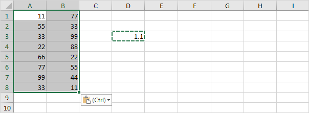 Paste Special Multiply Result