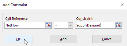 Net Flow Constraint