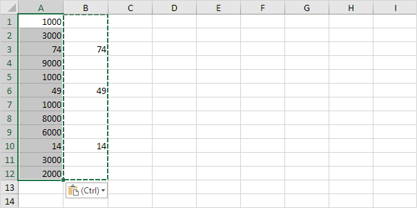 Paste Special Skip Blanks in Excel