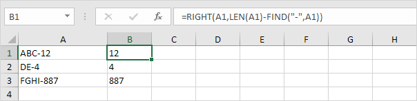 Rightmost Characters