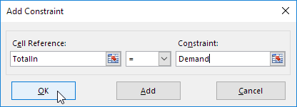 Demand Constraint