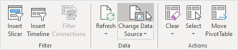 Change Data Source