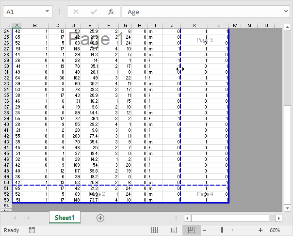 Page Break Preview in Excel