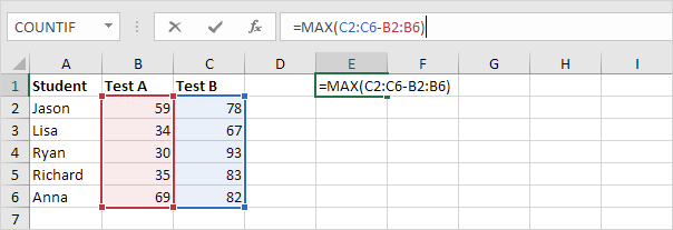 With Excel Array Formula