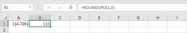 Round Up to Nearest Integer