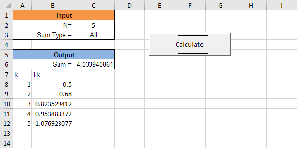 Complex Calculations in Excel VBA
