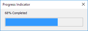 Progress Indicator in Excel VBA