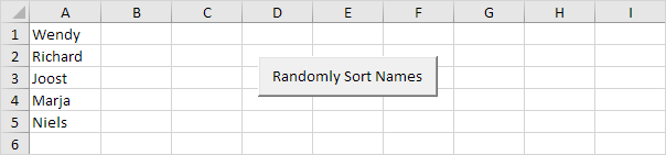 Randomly Sort Data in Excel VBA