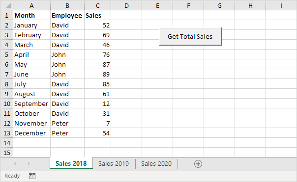 Sales Calculator in Excel VBA