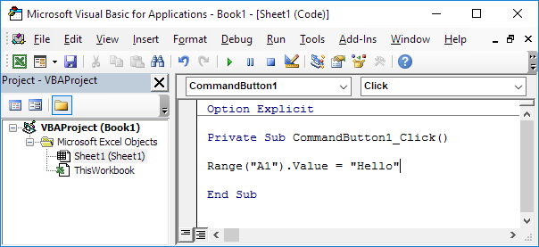 Visual Basic Editor