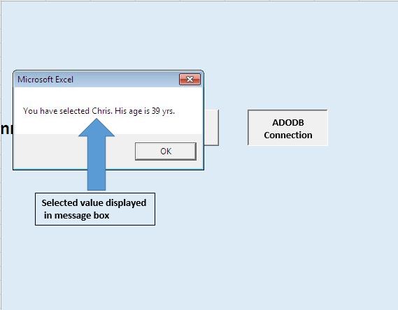 ArrowADODBOutput