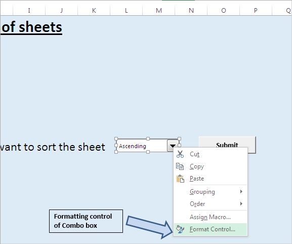 ArrowFormattingControl