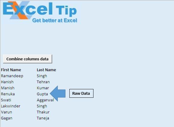 ArrowRawData