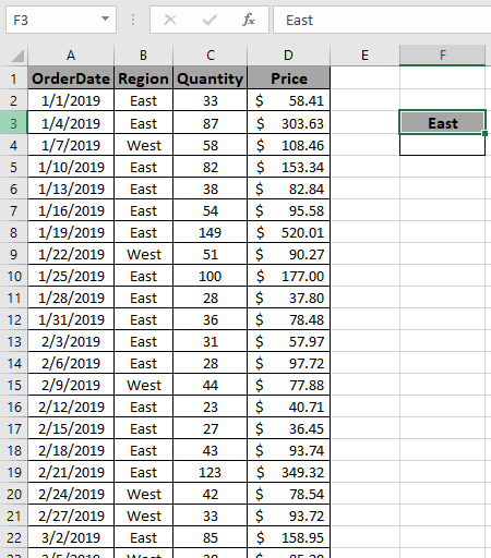 SUM IF cell value is equal to